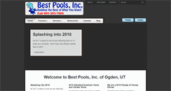 Desktop Screenshot of bestpoolsinc.com